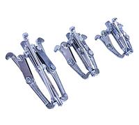 Amtech 3 pc Bearing Puller Set, Reversible Drop-Forged Steel Legs (75 mm / 100 mm / 150 mm) for Internal & External Bearing Removal in Automotive & Machinery Work