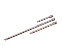 Amtech I4227 3 Piece 13mm (1/2") Drive Wobble Extension bar Set