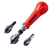 3pc Countersink Set - Bit Drill Wood Handle Plastic Metal 12 16 Soft - countersink set bit drill 3pc wood handle plastic metal 12 16 soft