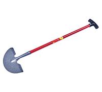 Amtech 30" Edging Knife, half-moon blade with fold-over treads, forged head, moulded hand grip, create crisp lawn and border edges with foot-assisted cuts, 750mm (30")