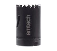 Amtech - 32mm Hole Saw, M35 High-Speed Steel Metal Hole Saw with 39mm Cutting Depth for Wood, Plastic, Metal Sheets, and More, Durable and Heat-Resistant, 4-6 Teeth Per Inch