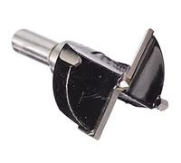 Amtech - 35mm TCT hinge cutter bit, centre point with outer spurs, 8mm shank for hand or pillar drills, clean cup hinges, 35mm