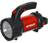 Amtech 3W Usb Rechargeable Searchlight Lantern, Usb Charging 2W Side Cob Light.red / White,3W Front Light White
