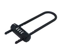 Amtech Combination Padlock T1888 4-Digit Adjustable Long Shackle Black
