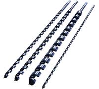 Amtech 4 Piece Auger Bit Set, Extra-Long 600 Mm High Carbon Steel, 8/12/16/24 Mm