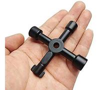 Amtech 4 Way Plumbing Key in Black Amtech Black