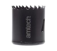 Amtech - 40mm Hole Saw, M35 High-Speed Steel Metal Hole Saw with 39mm Cutting Depth for Wood, Plastic, Metal Sheets, and More, Durable and Heat-Resistant, 4-6 Teeth Per Inch