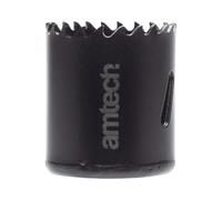 Amtech - 40mm Hole Saw, M35 High-Speed Steel Metal Hole Saw with 39mm Cutting Depth for Wood, Plastic, Metal Sheets, and More, Durable and Heat-Resistant, 4-6 Teeth Per Inch