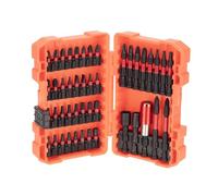 Amtech 45pc Impact Bit Set - S2 Steel Bits with Quick-Change Adapter & Storage Case - Ideal for High Torque Driving Tasks with Impact Drivers