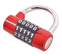 Amtech 5 Digit Combination Padlock, Zinc Alloy Body with 7mm Hardened Steel Shackle, for Securing Luggage, Lockers and Toolboxes.