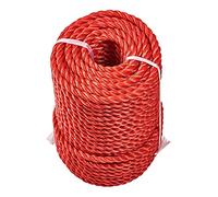 Amtech 50 m x 10 mm Polyester Rope, 440 kgf Breaking Strain, High-Visibility, Ideal for DIY, Garden and Workshop