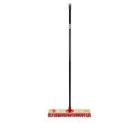 Amtech 500mm (20") Stiff Bristle Broom with 120cm Steel Handle, Heavy-Duty and Rust-Resistant, Ideal for Outdoor and Industrial Use