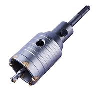 Amtech - 50mm Core Drill, robust carbide-tipped cutter for brick & block, accurate openings for ventilation and waste pipes, supplied with SDS/SDS+ shank & pilot, 50mm