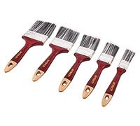 Amtech - 5pc Paint Brush Set, Mixed Sizes for Interior and Exterior Painting Tasks
