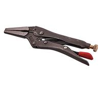 Amtech - 6.5" Long Nose Locking Pliers, Chrome Molybdenum Steel, Quick Release, Serrated Jaws, Built-in Wire Cutter