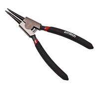 Amtech 6" Circlip Pliers External Straight, Drop Forged Heat Treated Steel with Spring-Loaded Mechanism & Cushion Grip Handles for Precision Assembly Work