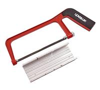 Amtech 6" Hacksaw & Mitre Block Set, 24 TPI Blade for Precise 45° and 90° Angle Cuts in Wood and Plastic, Adjustable Tension for Accuracy