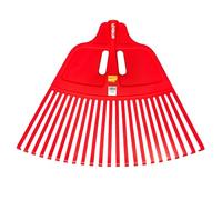 Amtech - 680mm Plastic Leaf Rake Head, Lightweight and Durable Replacement Garden Rake Head for Leaves, Grass, and Garden Debris