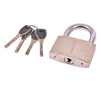 Amtech 70mm Security Padlock, 10mm Hardened Steel Shackle with 4 Keys and Double Ball Locking, for Securing Sheds, Gates and Storage Units.