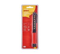 Amtech 8 Led Pocket Inspection Torch Light 120 Lumen Portable Work Light With Mechanic Clip & Batteries Included