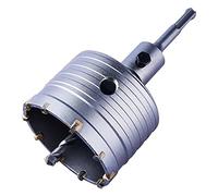 Amtech 82 mm Core Drill with SDS/SDS+ Shank and 8 mm Pilot, Tungsten Carbide Tipped for Fast Masonry Cutting