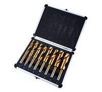 Amtech - 8pc 1/2 inch Hss Titanium Nitride Blacksmiths Drill Bit Set Elevate Your Diy and Professional Projects with, Robust Steel Body, Precision Cutting, DIY Projects (2 inch)