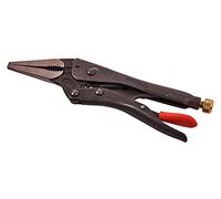 Amtech - 9" Long Nose Locking Pliers, Chrome Molybdenum Steel, Quick Release, Serrated Jaws, Built-in Wire Cutter