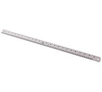 Amtech - Aluminium Rule, Lightweight Dual Scale Straightedge, For Carpentry, Layout and DIY, 600 mm / 24 in