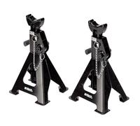 Amtech - Axle Stands, 3 Ton Jack Stands, Car Lift with Adjustable Height Options, Home DIY, Garage & Workshop Equipment for Safe and Secure Support, Maximum Load Capacity of 6000kg (Set of 2)