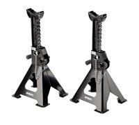 Amtech - Axle Stands, 3 Ton Jack Stands, Car Lift with Adjustable Height Options, Home DIY, Garage & Workshop Equipment for Safe and Secure Support, Maximum Load Capacity of 6000kg (Set of 2)