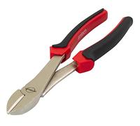 Amtech B0260 10" (260mm) Diagonal Side Cutting Pliers, Side Cutters, Long Handles for Strong Cutting Force, Heat Treated Steel, Comfort Grip Handles, Cuts up to 3mm