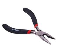 Amtech B3186 Mini Long Nose Plier with Spring, Black Silver & Red, 15cm
