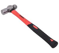 Amtech - Ball Pein Hammer, Heat Treated Head, Fibreglass Shaft with Rubber Grip, Ideal for Riveting, Shaping and Metalwork (8oz / 225g)