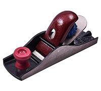 Amtech - Block Plane, Lightweight Cast Iron Body with 40mm Carbon Steel Blade, Ideal for Trimming and Shaping Wood Mouldings