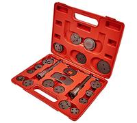 Amtech - Brake Piston Rewind Kit, hardened steel adaptors, left/right wind-back, wide vehicle coverage, blow-moulded case (21pc) incl. 19 adaptors