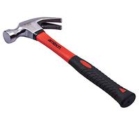 Amtech - Claw Hammer Drop-Forged Steel, Rubber Grip for Nail Driving, Removal and General Carpentry Tasks (8oz (225g))