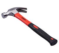 Amtech - Claw Hammer Drop-Forged Steel, Rubber Grip for Nail Driving, Removal and General Carpentry Tasks (16oz (450g))