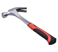 Amtech - Claw Hammer One-Piece Design, Drop-Forged Steel for Nail Driving, Removal and General Carpentry Tasks (16oz (450g))