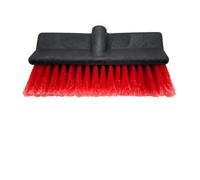 Amtech - Cleaning Brush Head, Soft-Bristled Replacement Head Compatible with 18 mm Threaded Handles for Cars, Windows, and Conservatories