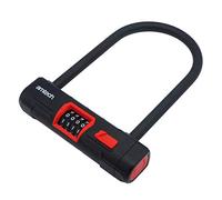 Amtech - D Shackle Combination Lock, 4-Digit Hardened Shackle Lock for Sheds and Garages