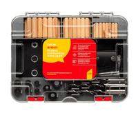 Amtech 84 Piece Wood Working Dowel Jig Kit