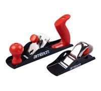 Amtech E0425 2 Piece Wood Plane Set