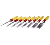 Amtech 8 Piece Split Proof Chisel Set In Wooden Box