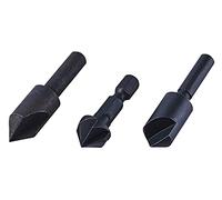 3pc Countersink Bit Set - Drill 3 Steel 12mm 8 10 - countersink bit set drill 3 steel 3pc 12mm 8 10