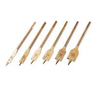 Amtech F1425 6 Piece Titanium Flat Wood Bit Set