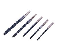 Amtech F1735 5 Piece Hex Shank Wood Drill Bit Set