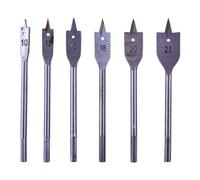 Amtech Flat Wood Bit Set 6Pk One Colour (One Size)