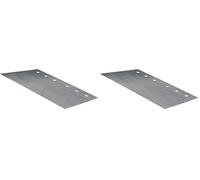 Amtech Floor Scraper Blade 300 mm, Tough Spring Steel (Fits G0956) (Pack of 2)