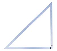 Amtech - Folding Square, Aluminium body with 90° & 45° angles, Metric & inch graduations, Canvas storage bag, 1 200 mm / 48 in