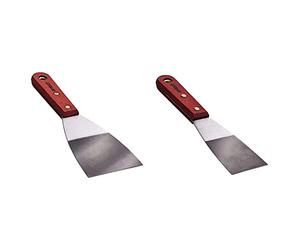 Amtech G0800 75mm (3") Heavy Duty Scraper with Wooden Handle & G0750 50mm (2") Heavy Duty Scraper with Wooden Handle